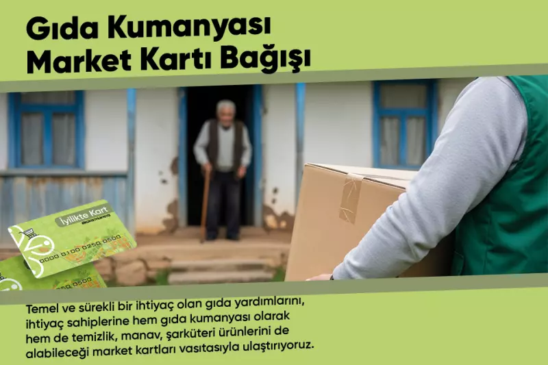 Gıda Kumanyası - Market Kartı Bağışı